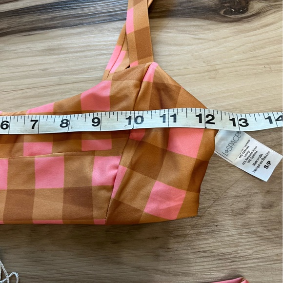 🆕 L * SPACE   SEAESTA SEASIDE GINGHAM WOMEN'S TWO PIECE SWIMSUIT / JESS TOP - Picture 10 of 11